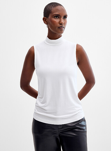 La camisole ample ultrafluide col montant