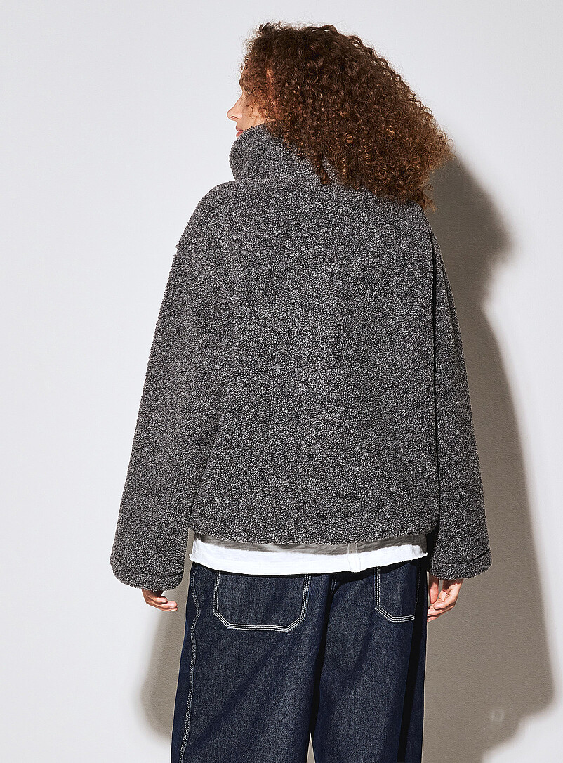 High-pile fleece stand-collar jacket | Twik | Women's Jackets and