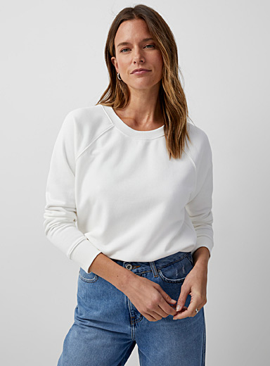 Raglan crew-neck sweatshirt | Contemporaine | Shop Women's