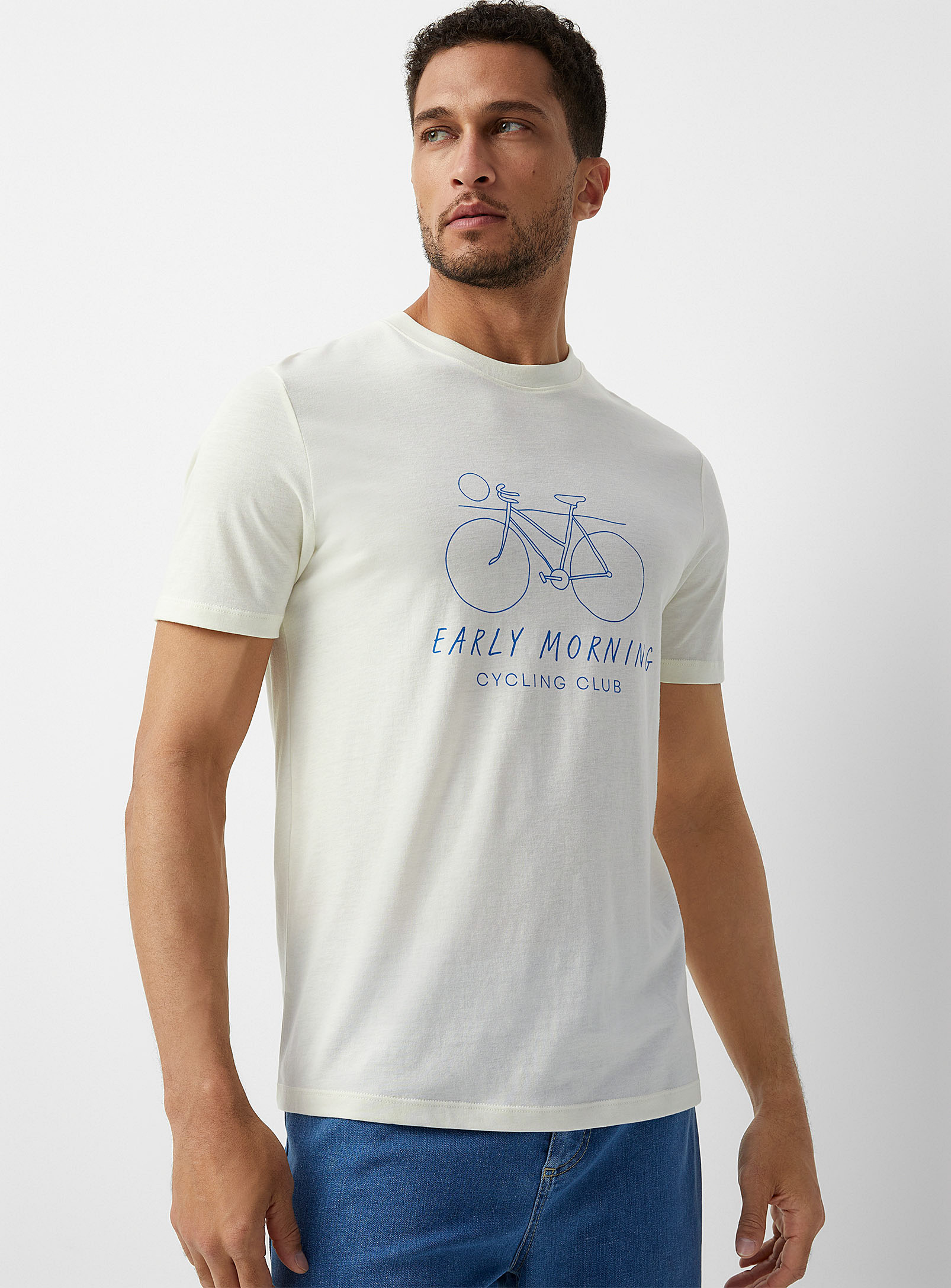 Le 31 Bike T-shirt In Off White