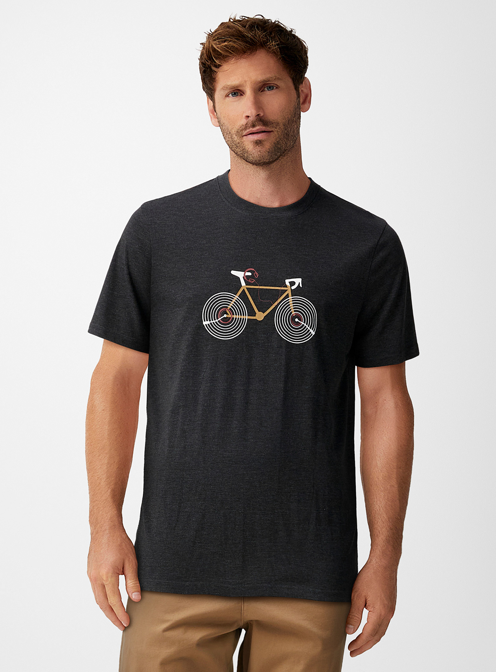 Le 31 Bike T-shirt In Dark Grey