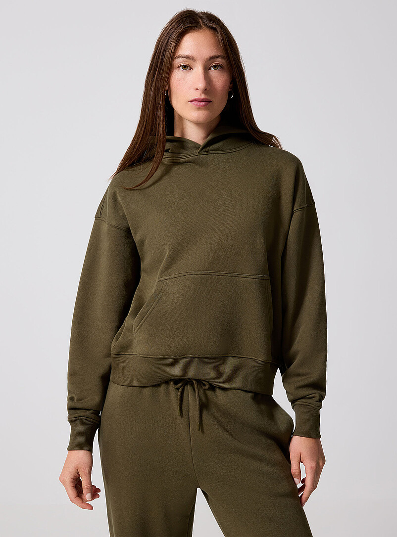 Organic Cotton Fleece Jersey Hoodie