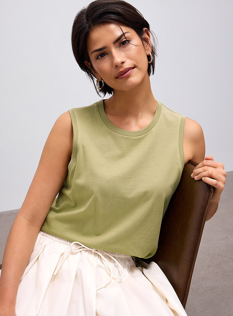 Pure Organic Cotton Crew-Neck Tank