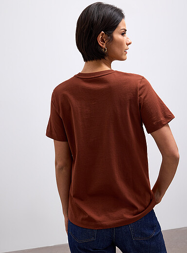 Solid organic cotton T-shirt product image 3
