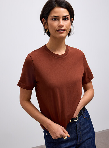 Solid organic cotton T-shirt product image 4
