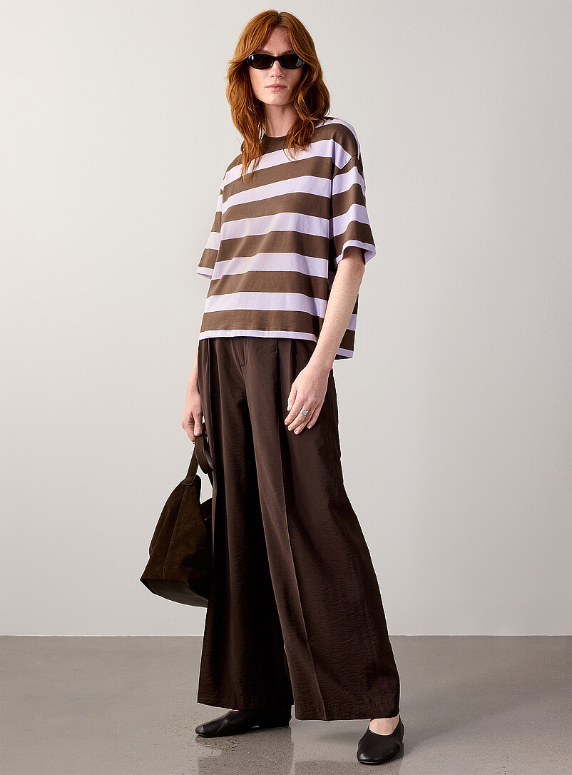 Organic Cotton Pattern Boxy T-Shirt