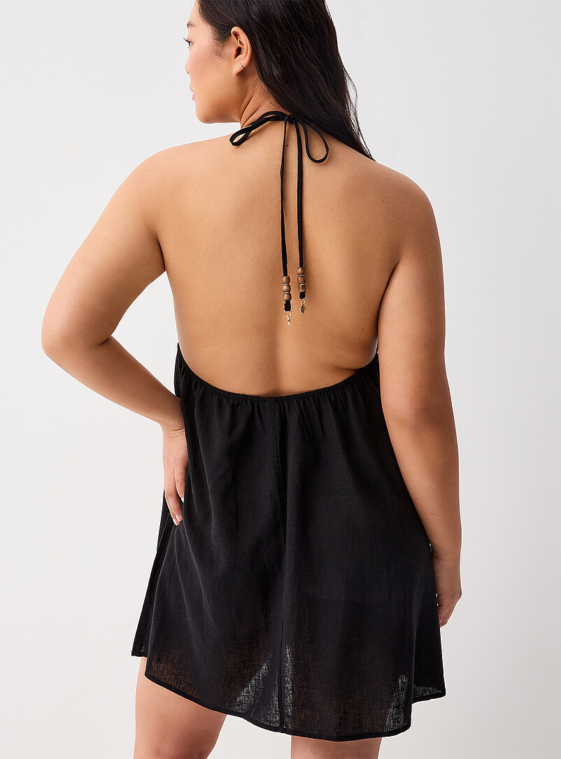 Beaded strap halter minidress product image 3