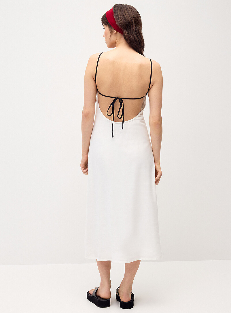 Sewn-in bra midi dress product image 3