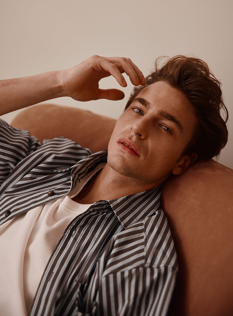 Pyjama-striped shirt Boxy fit product image (primary)