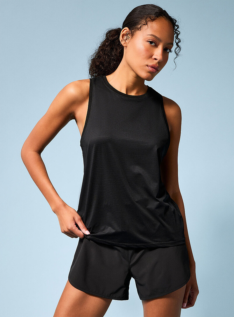 Micro-perforated racerback tank product image (primary)