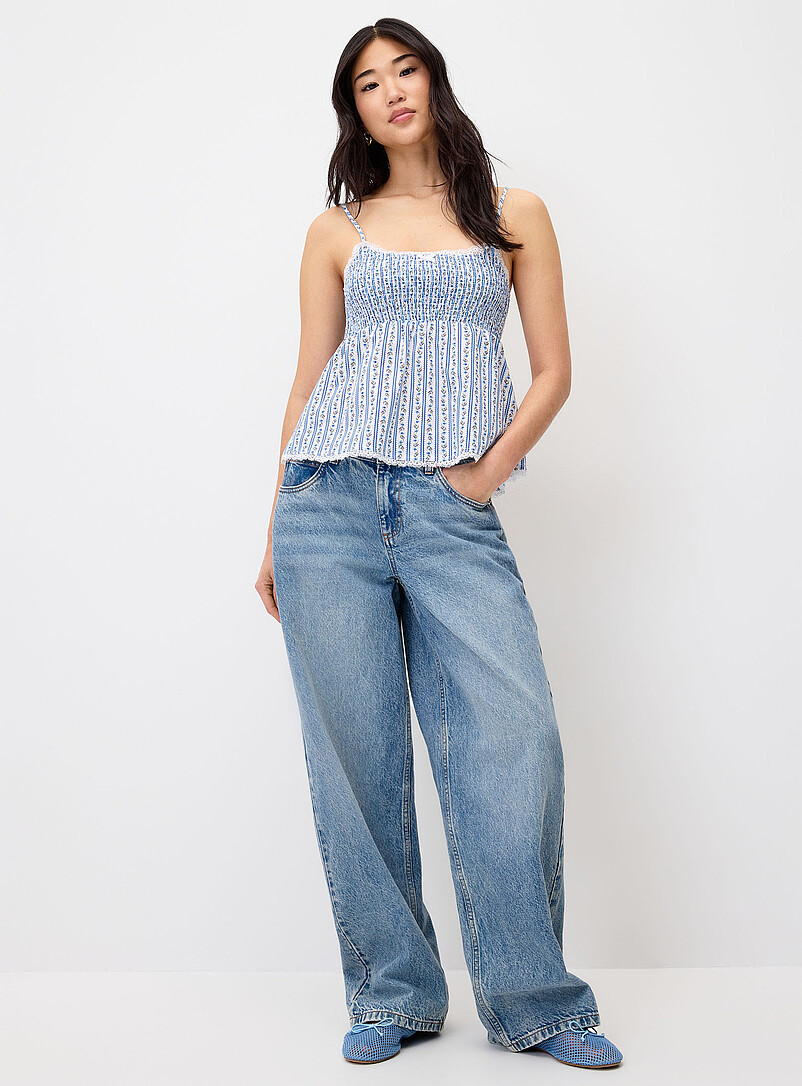 Smocked babydoll cami product image 2