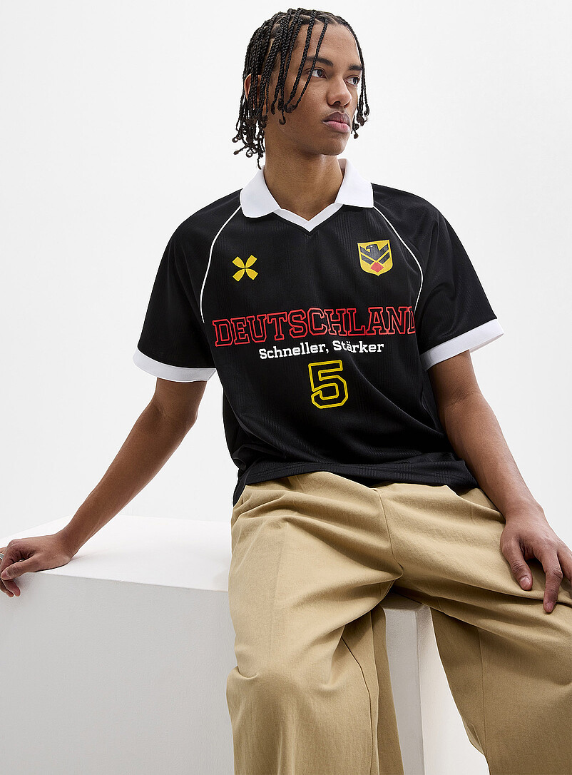 Multi-logo soccer jersey product image (primary)