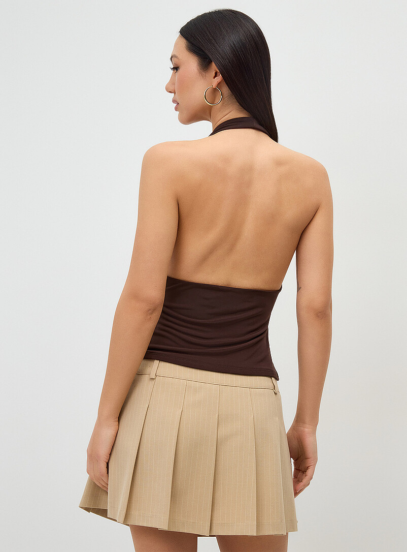 Draped halter-neck cami product image 3