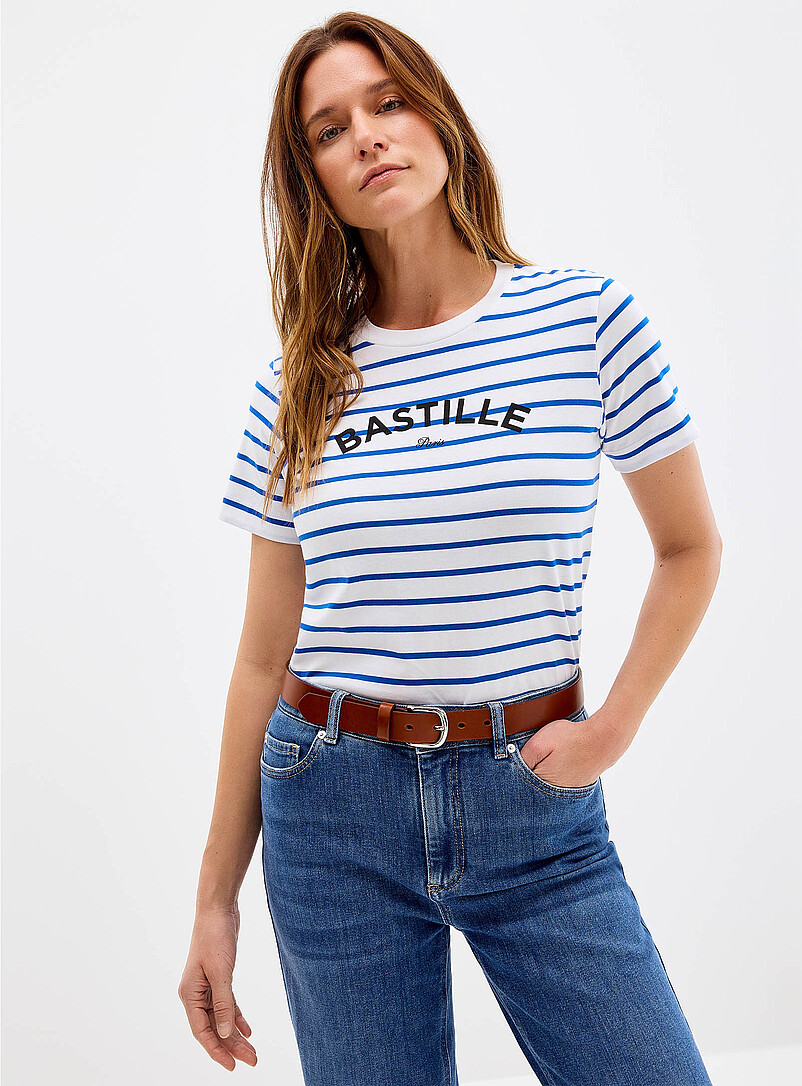 Printed loose organic cotton tee product image 2