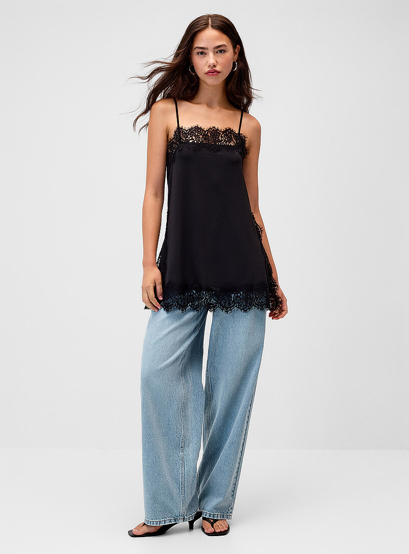Lace trim tunic product image (primary)