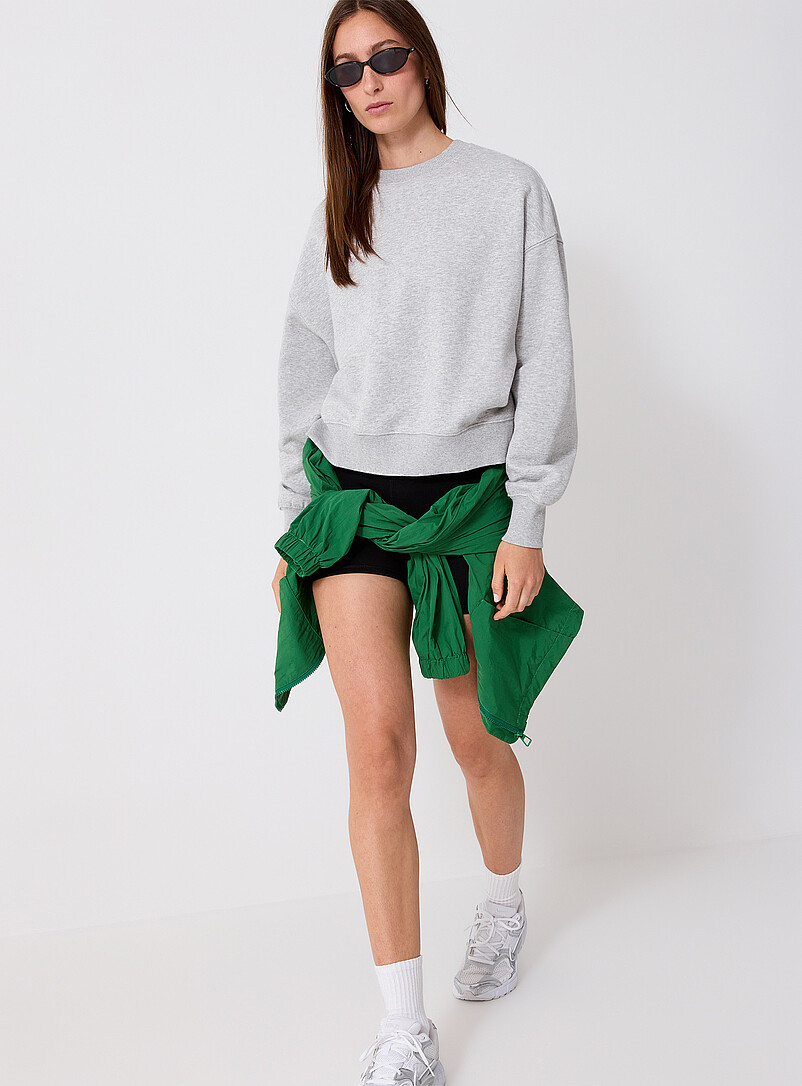 Boxy fleece jersey sweatshirt product image 3