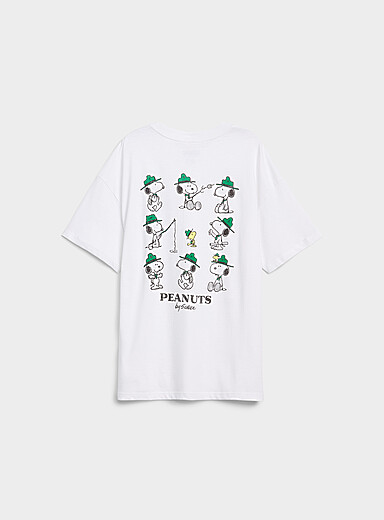 Le 31: Le t-shirt Snoopy Outdoor Adventure Blanc pour homme