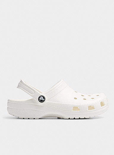 Crocs: Le sabot Classic Femme Blanc pour femme