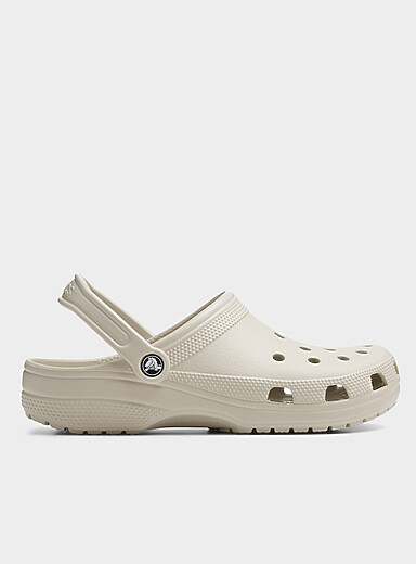 Crocs: Le sabot Classic Homme &Eacute;cru - Lin pour homme