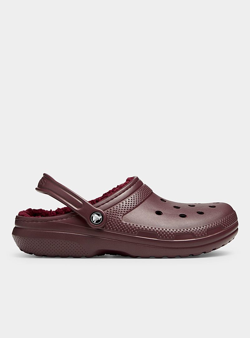 Crocs Cherry Red Lined Classic clogs Men for men