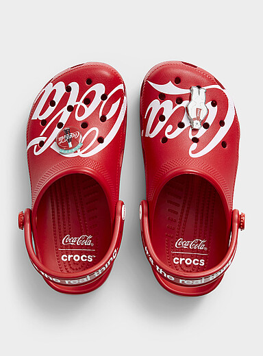 Coca Cola&reg; red clogs Men