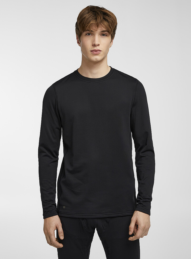 brushed thermal top
