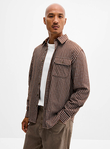 Rustic plaid shirt <b>Comfort fit</b>