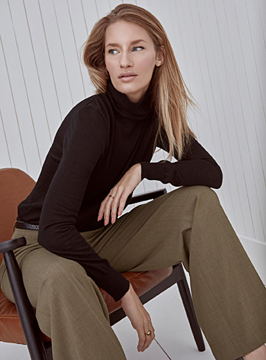 Merino wool turtleneck | Contemporaine | Shop Women's Sweaters | Simons
