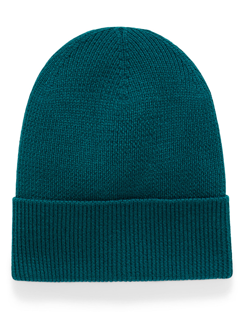 Simons Baby Blue Responsible merino wool tuque for women