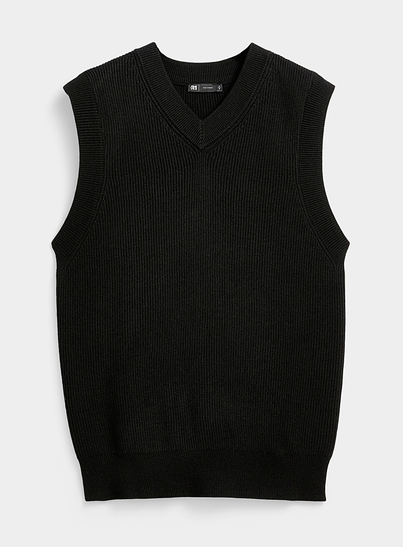 Ribbed knit vest | Le 31 | Shop Men's V 