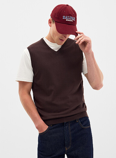 Le 31: Le d&eacute;bardeur doux tricot Chocolat - Espresso pour homme