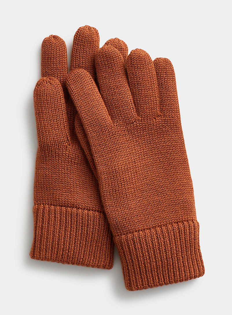 Accessorize Button Cuff Gloves in Wool Blend 