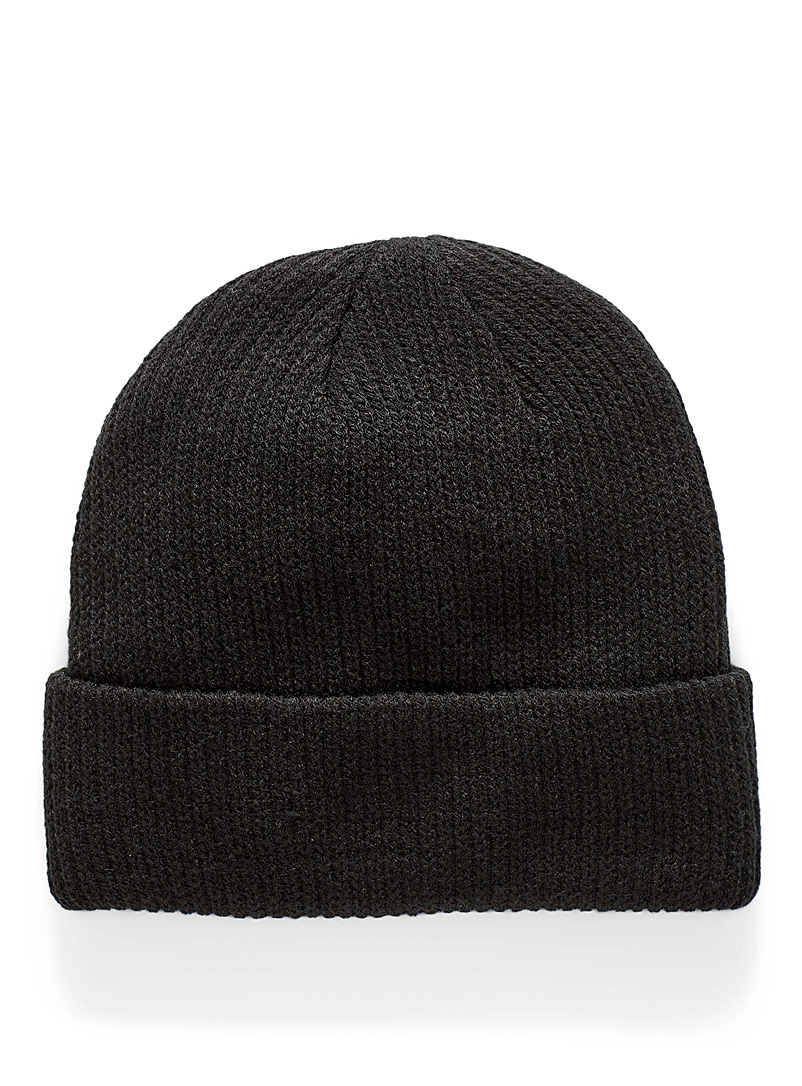 Soft rib-knit tuque | Simons | Women's Tuques, Berets, and Winter Hats ...