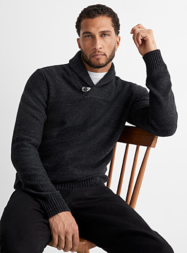 Naval shawl-collar sweater | Le 31 | Shop Men's Shawl Collar Sweaters ...