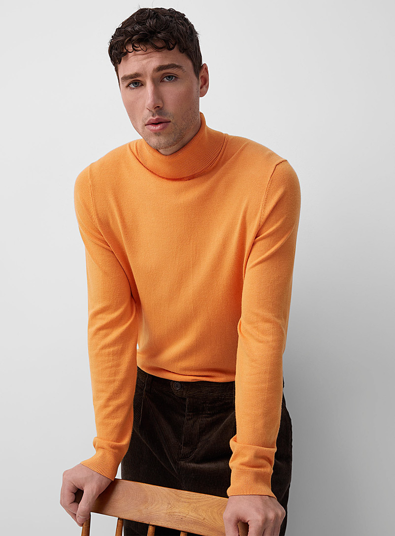 Silky knit turtleneck | Le 31 | Shop Men's Turtleneck Sweaters Online ...