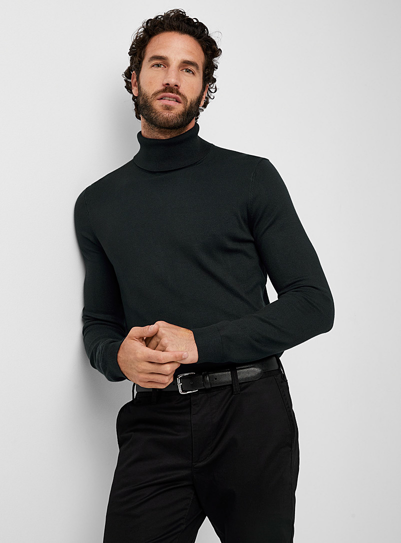 pull homme col roulé noir BEST GUEST 314R pull homme col roulé noir BEST GUEST 314R