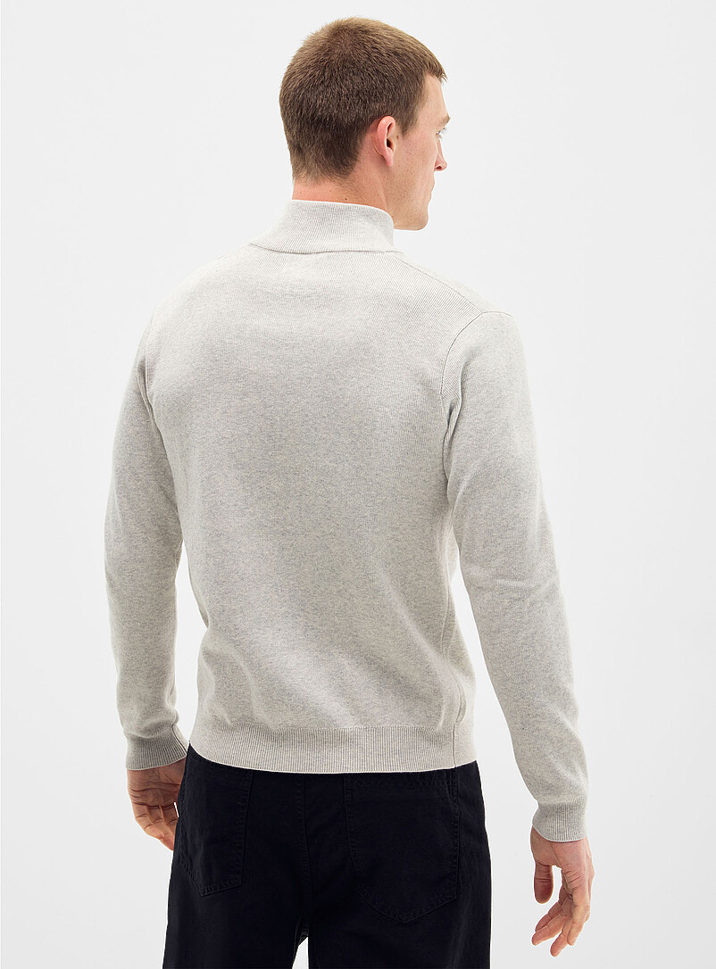 Zip-up mock-neck sweater | Le 31 | Men's Sweaters & Cardigans | Simons