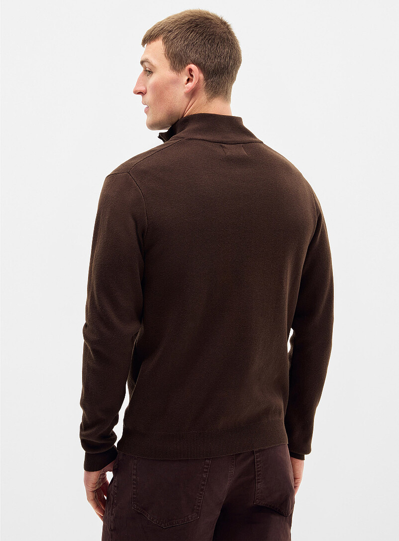 Zip-up mock-neck sweater | Le 31 | Men's Sweaters & Cardigans | Simons