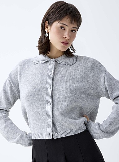 Cardigan Long Femme à Carreaux - Boutonné Devant - Léger Et Décontracté - Manches Longues - Style Chemise Oversize