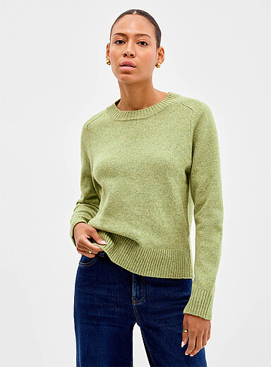 Solid essential boxy sweater