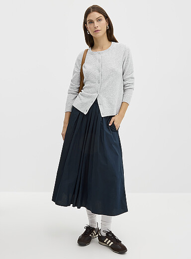 Le cardigan moelleux uni
