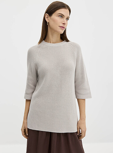 Le chandail tunique manches raglan