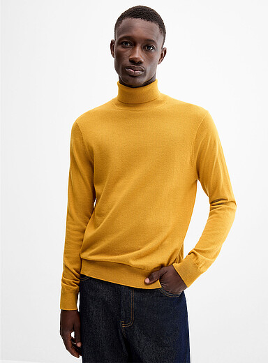 Responsibly sourced merino wool turtleneck sweater