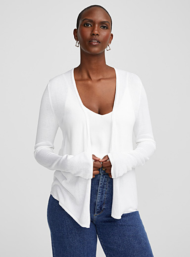 Lightweight open cardigan 
