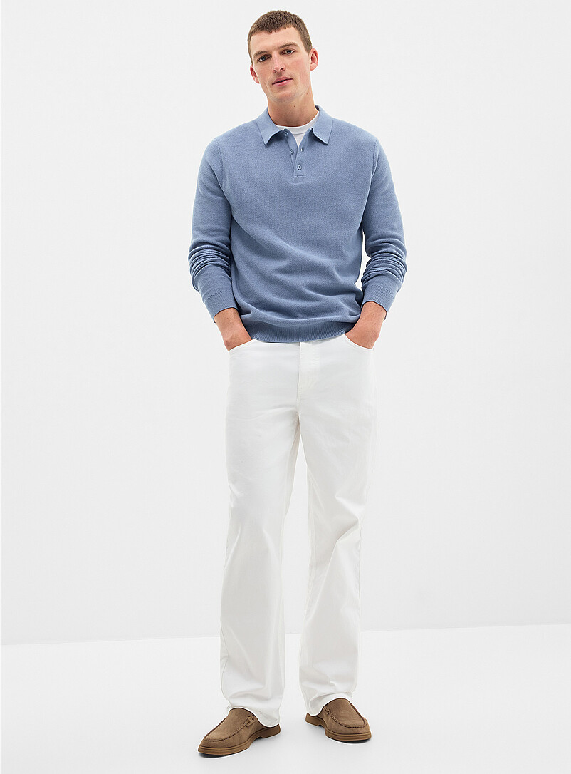 Optical Honeycomb Knit Polo