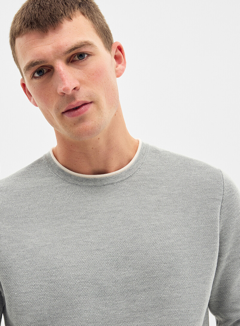 Honeycomb knit sweater product image 2