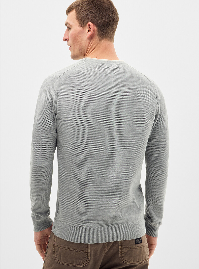 Honeycomb knit sweater product image 3