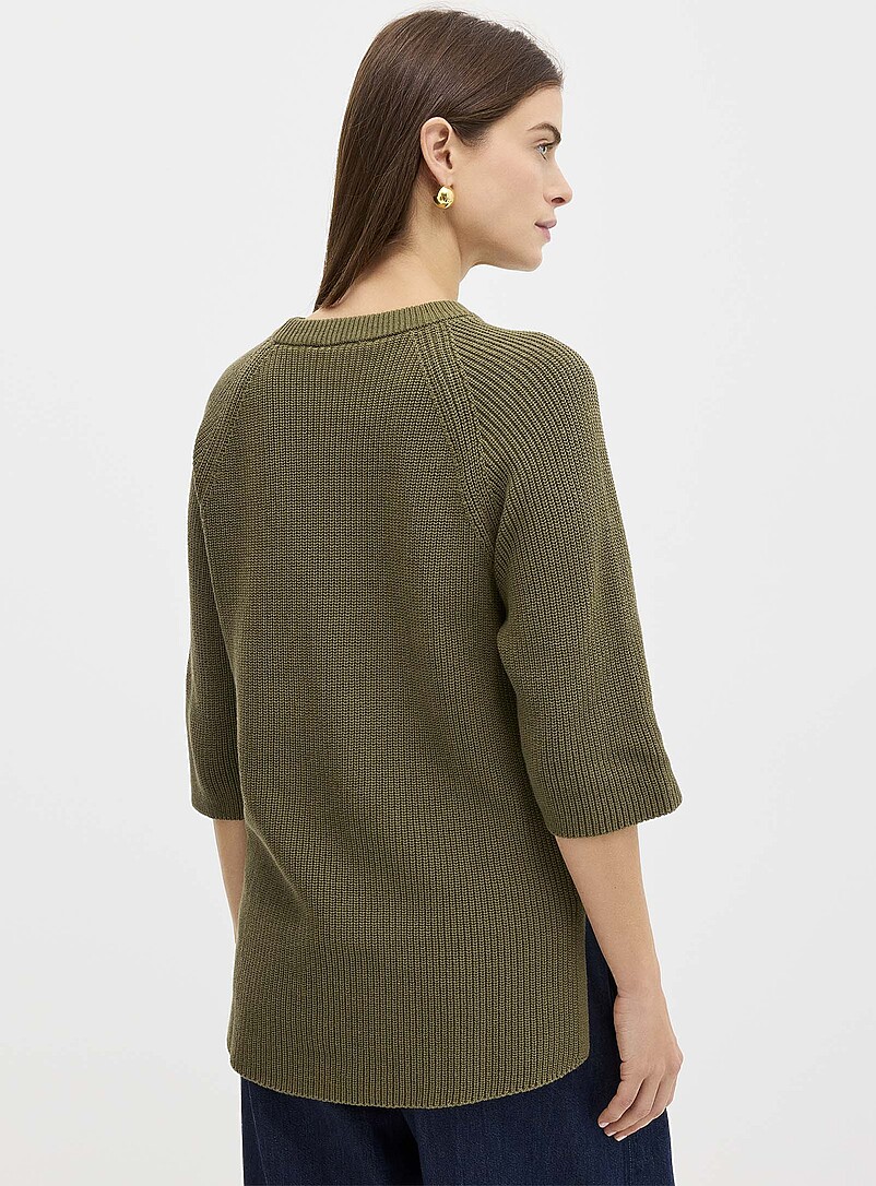 Raglan-sleeve tunic sweater product image 3