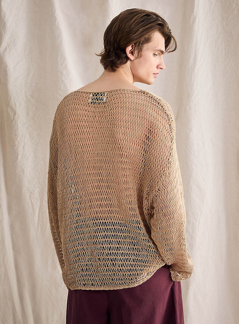 Openwork crochet sweater Le 31 Studio capsule product image 3