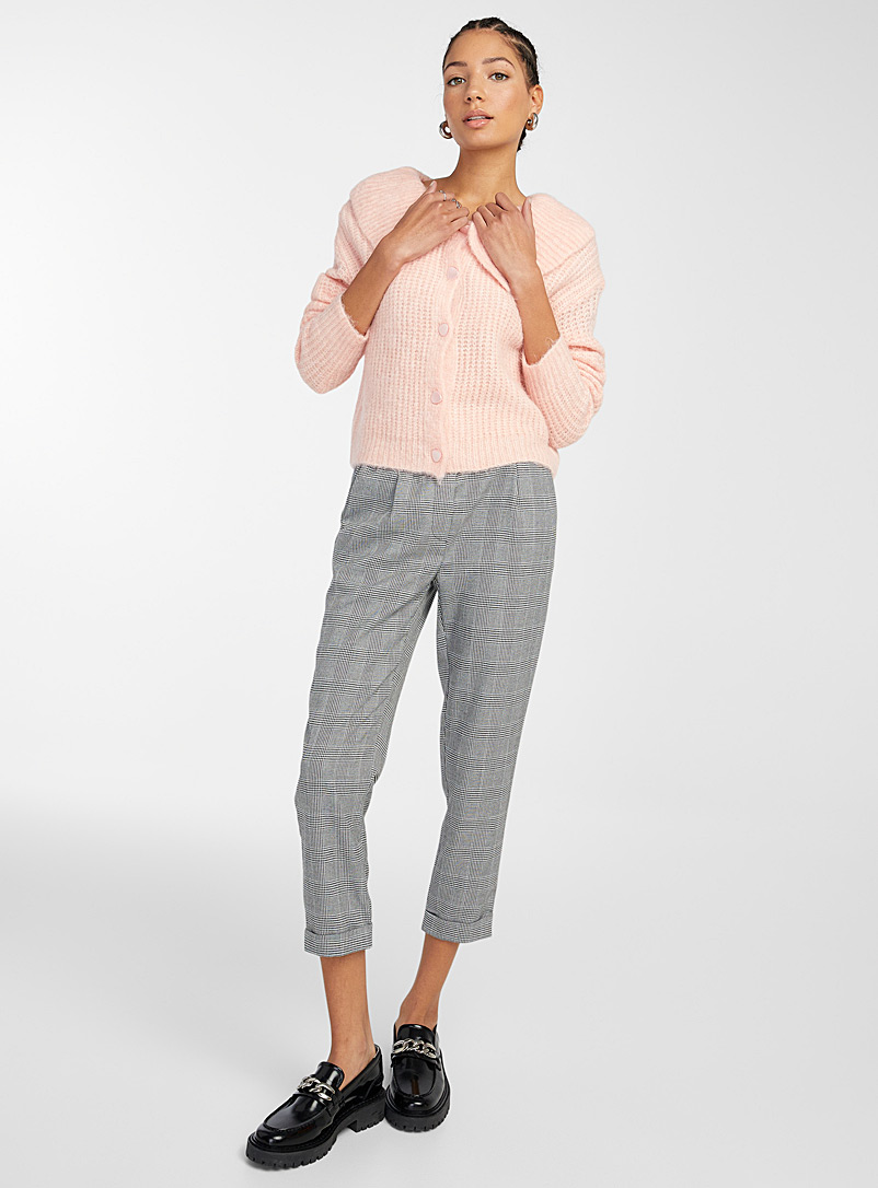 Twik Fawn Woven ankle-length pant for women
